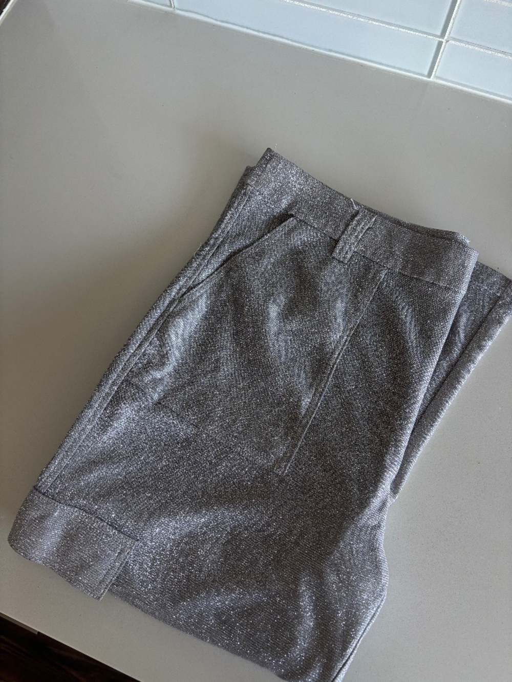 Silver Cargo Pants